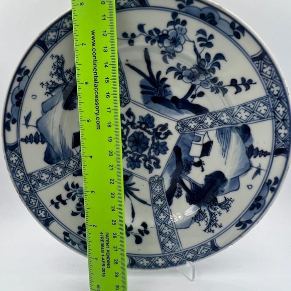 China Kangxi period blue & white plate circa 1710-1720 - Picture 9 of 10